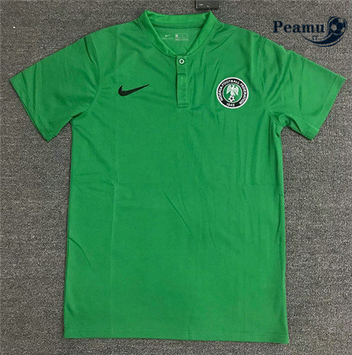 Maillot foot Nigeria polo Verde 2020-2021