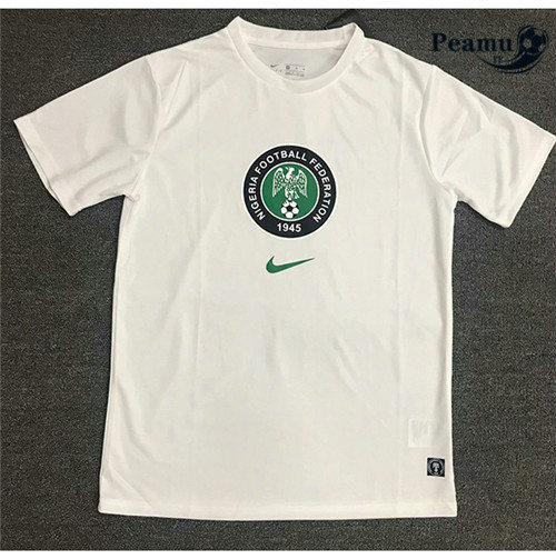 Maillot foot Nigeria training Blanc 2020-2021