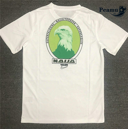 Maillot foot Nigerian casual training Blanc 2020-2021