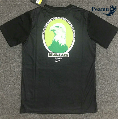Maillot foot Nigerian casual training Noir 2020-2021