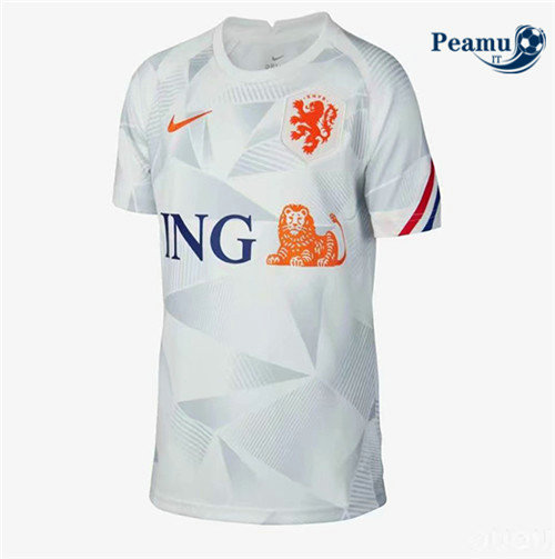 Maillot foot Pays-Bas Exterieur Blanc 2020-2021