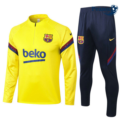 Survetement Barcelone Jaune 2020-2021
