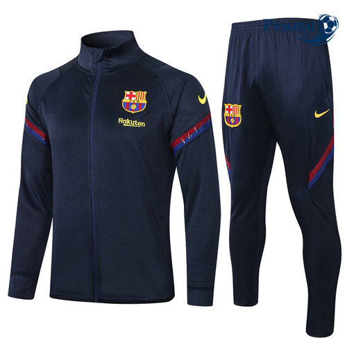 Veste Survetement Barcelone Bleu Marine 2020-2021