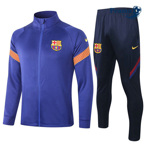 Veste Survetement Barcelone Bleu 2020-2021