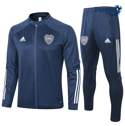 Veste Survetement Boca Juniors Bleu Marine 2020-2021