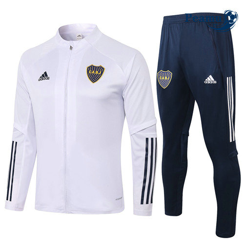 Veste Survetement Boca Juniors Blanc 2020-2021