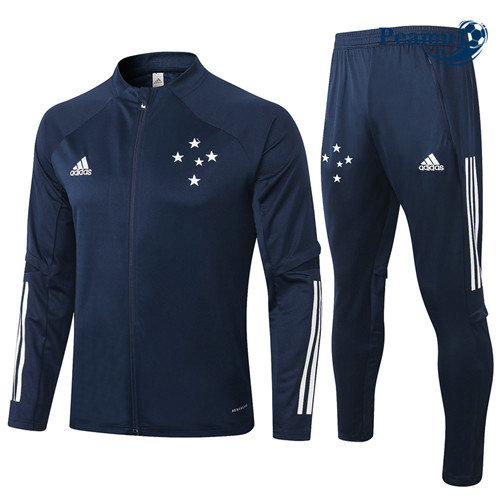 Veste Survetement Cruzeiro Bleu Marine 2020-2021
