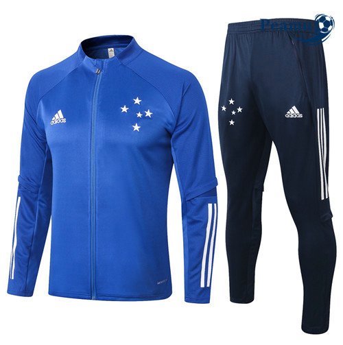 Veste Survetement Cruzeiro Bleu 2020-2021