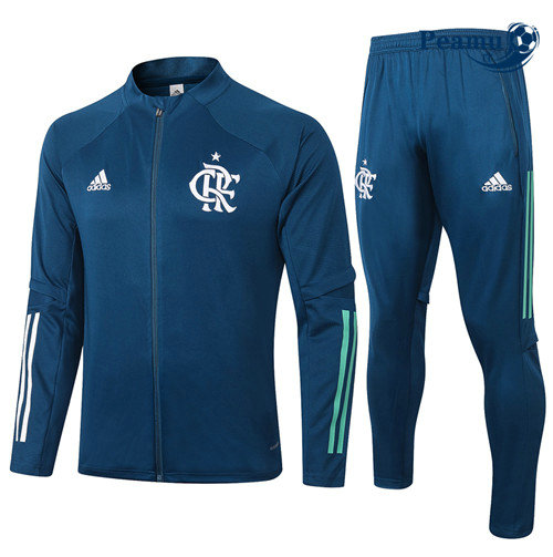 Veste Survetement Flamengo Bleu Marine 2020-2021