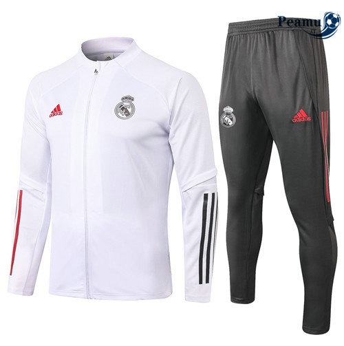 Veste Survetement Real Madrid Blanc 2020-2021