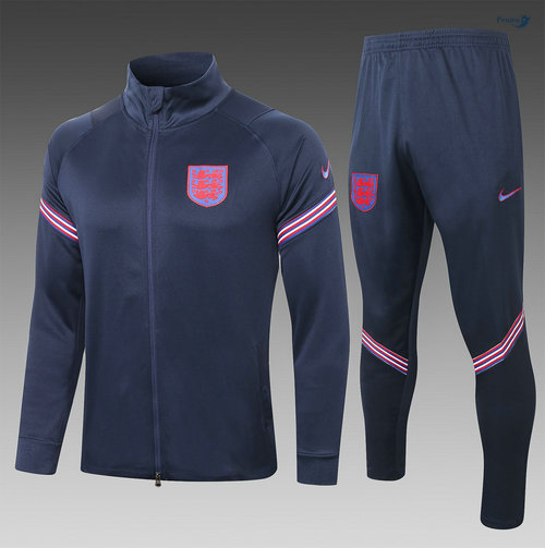 Veste Survetement Angleterre Enfant Bleu Marine 2020-2021