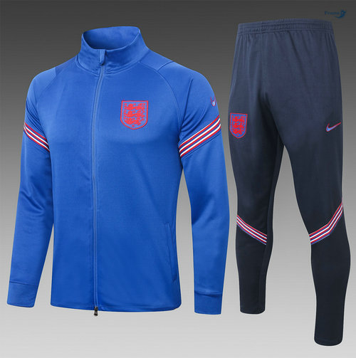 Veste Survetement Angleterre Enfant Bleu 2020-2021