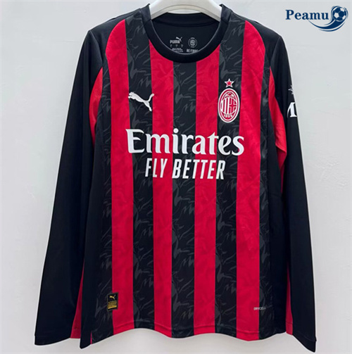 Maillot foot AC Milan Domicile Manche Longue 2025-2026