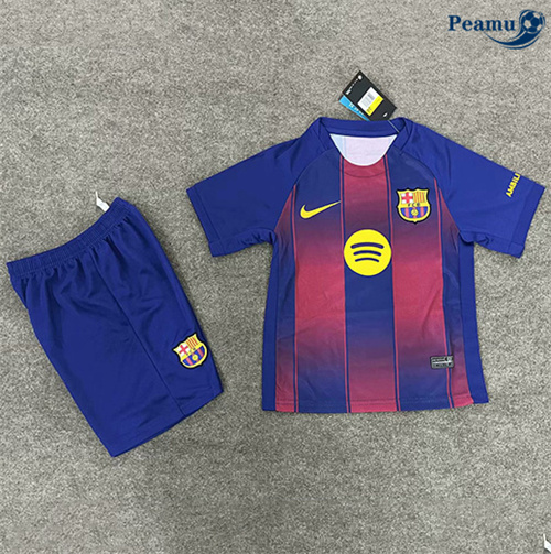 Maillot foot Barcelone Enfant Rouge 2025-2026