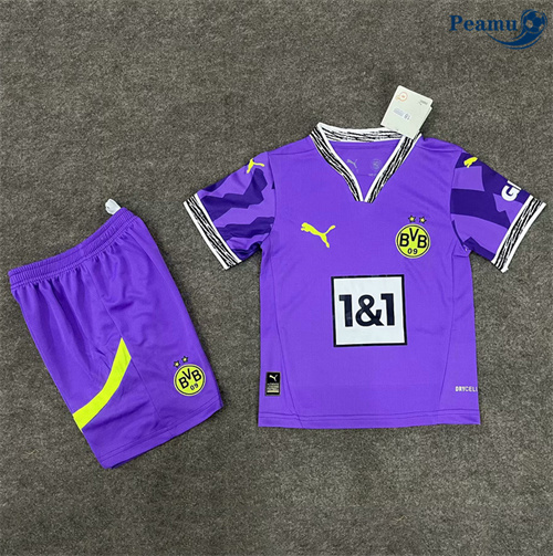 Maillot foot Borussia Dortmund Enfant Violet 2025-2026