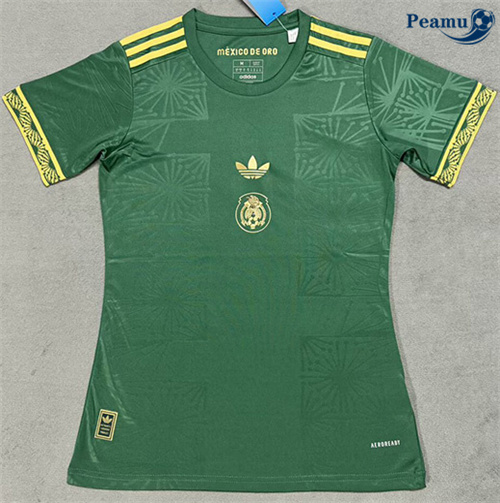 Maillot foot Mexique Femme Gold Cup Vert 2025-2026