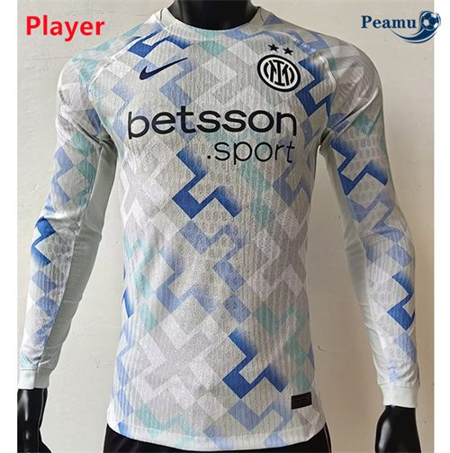 Maillot foot Inter Milan Player Exterieur Manche Longue 2025-2026