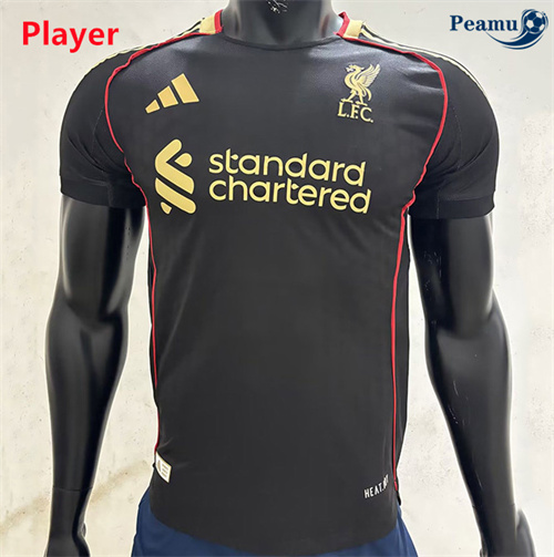 Maillot foot Liverpool Player Noir 2025-2026