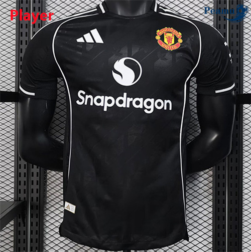 Maillot foot Manchester United Player Noir 2025-2026