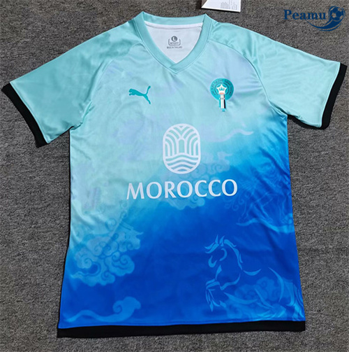 Maillot foot Maroc Training Bleu 2025-2026