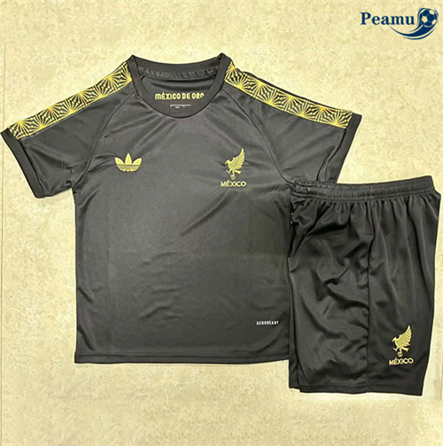Maillot foot Mexique Enfant Gold Cup Award Noir 2025-2026