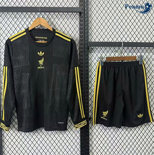 Maillot foot Mexique Enfant Gold Cup Manche Longue 2025-2026