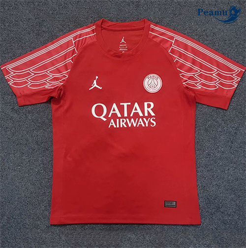 Maillot foot PSG Rouge 2024-2025