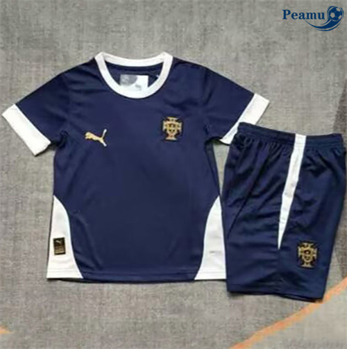 Maillot foot Portugal Enfant Training Bleu 2025-2026