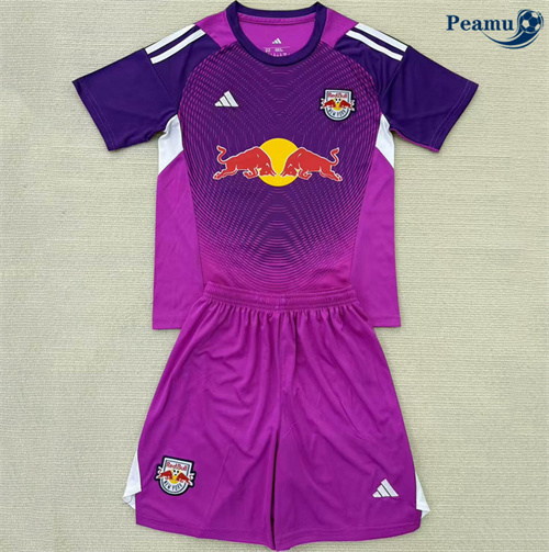 Maillot foot RB Leipzig Enfant Gardien De But Violet 2025-2026