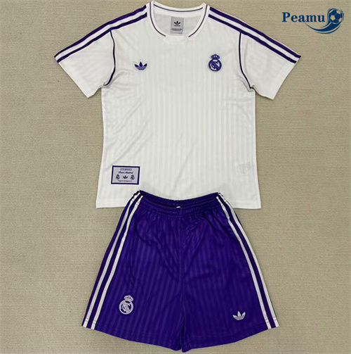 Maillot foot Real Madrid Enfant Blanc 2025-2026