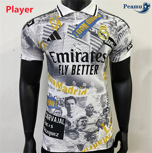 Maillot foot Real Madrid Player star painted 2025-2026