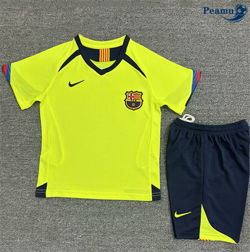 Maillot foot Maillot Rétro Barcelone Enfant Exterieur 2005-06