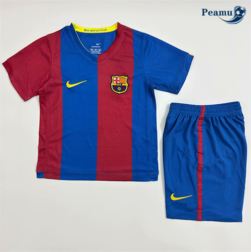 Maillot foot Maillot Rétro Barcelone Enfant Domicile 2006-07
