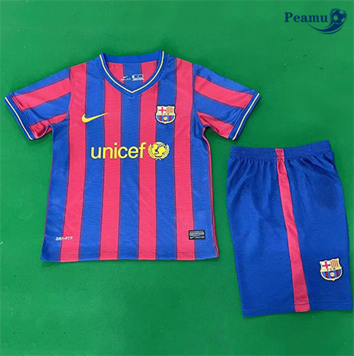 Maillot foot Maillot Rétro Barcelone Enfant Domicile 2009-10