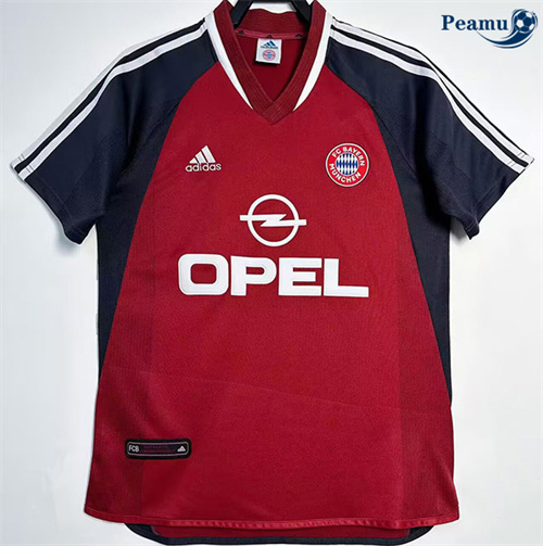Maillot foot Maillot Rétro Bayern Munich Domicile 2001-02
