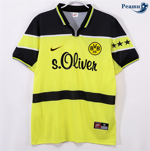 Maillot foot Maillot Rétro Borussia Dortmund Domicile 1997-98