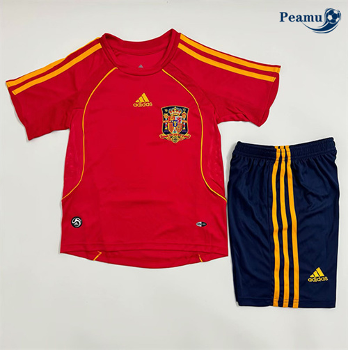 Maillot foot Maillot Rétro Espagne Enfant Domicile 2008