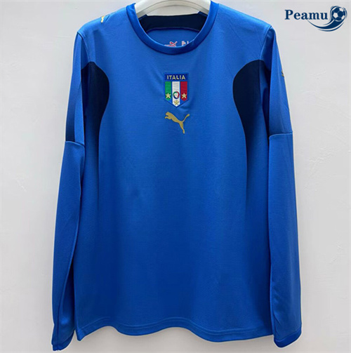 Maillot foot Maillot Rétro Italie Domicile Manche Longue 2006