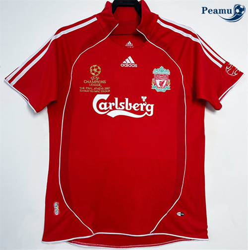 Maillot foot Maillot Rétro Liverpool Domicile Champions League 2006-08