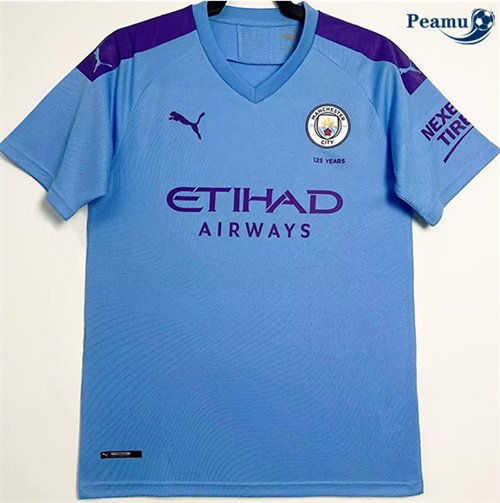 Maillot foot Maillot Rétro Manchester City Domicile 2019-20