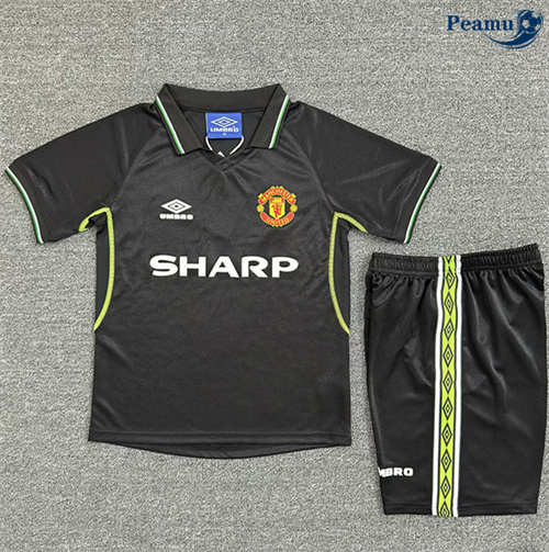 Maillot foot Maillot Rétro Manchester United Enfant 1998-99 Exterieur