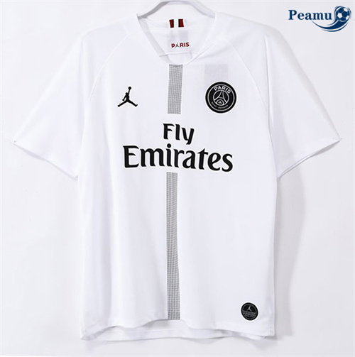 Maillot foot Maillot Rétro PSG Blanc 2018-19