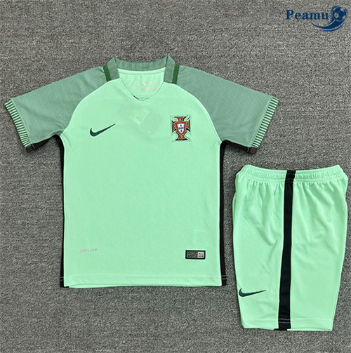 Maillot foot Maillot Rétro Portugal Enfant Exterieur 2016