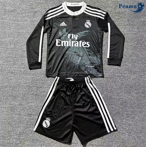 Maillot foot Maillot Rétro Real Madrid Enfant Third Manche Longue 2014-15