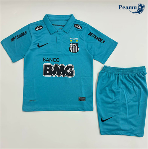 Maillot foot Maillot Rétro Santos Enfant Bleu 2012-13