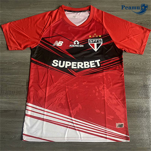Maillot foot Sao Paulo Training Rouge 2025-2026