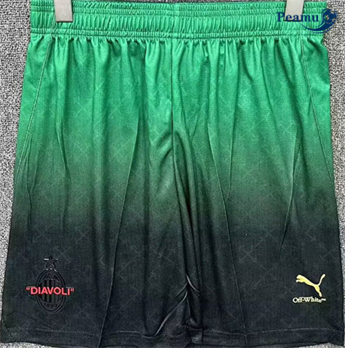 Maillot Short Foot AC Milan co-marqué Vert 2025-2026