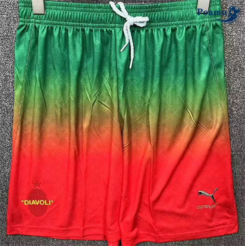 Maillot Short Foot AC Milan co-marqué Rouge 2025-2026