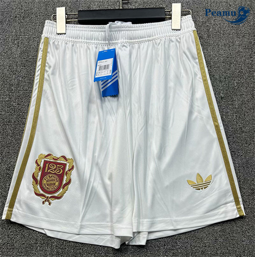 Maillot Short Foot Bayern Munich 125e ​​anniversaire Blanc 2025-2026