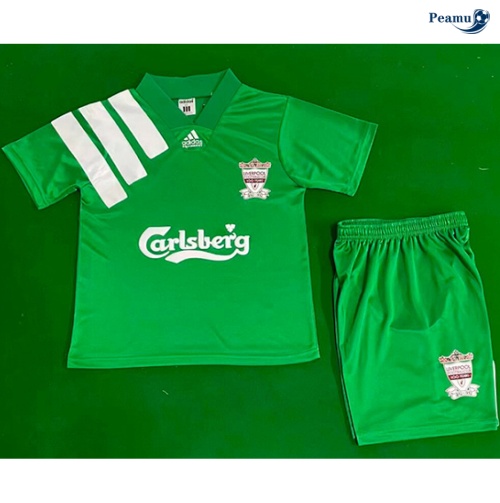 Maillot foot Rétro Liverpool Enfant Vert 1992-93
